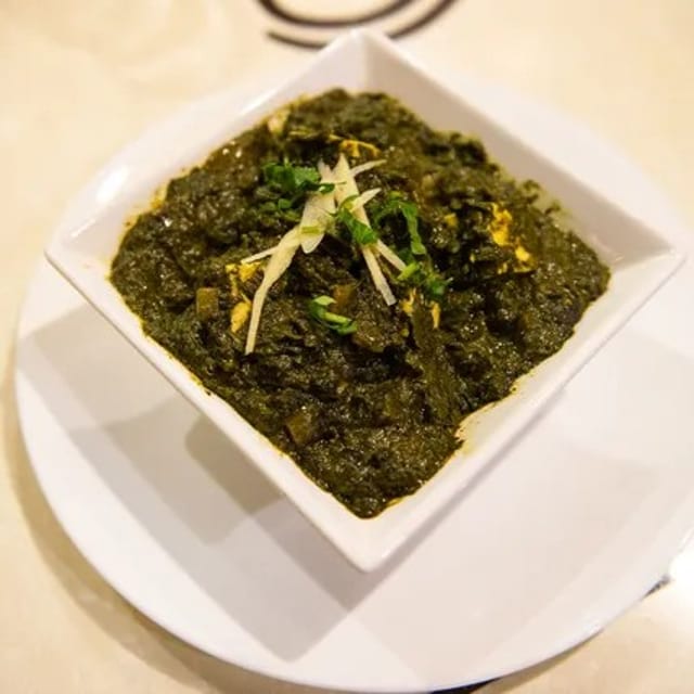 Chana Saag (Chickpeas).