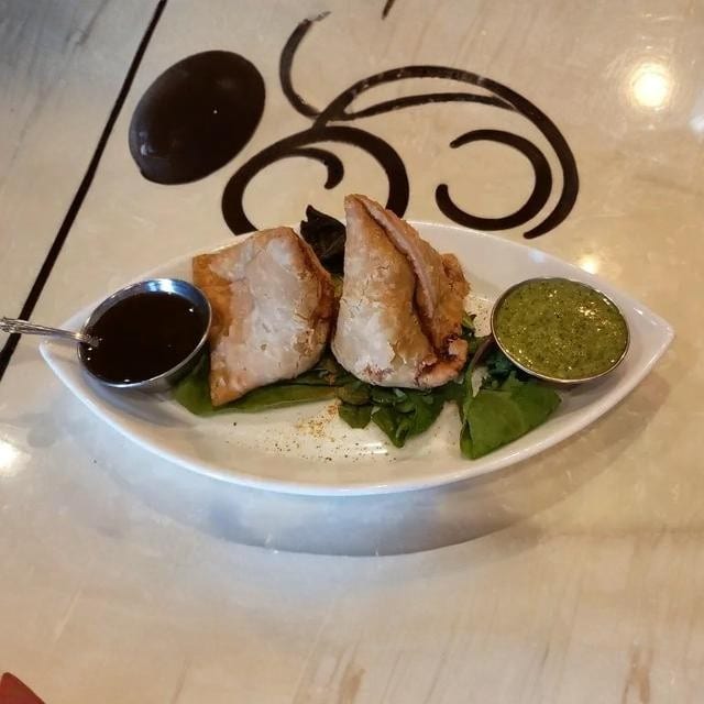 Vegetable Samosa.
